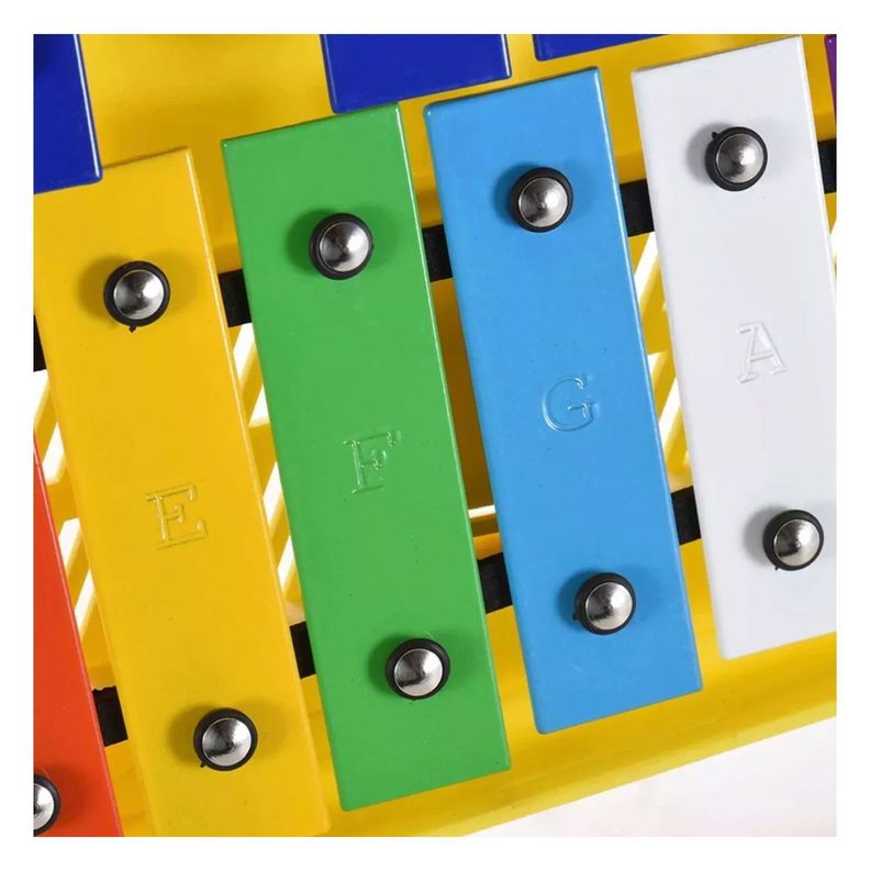 Metalofono Cromatico Infantil Escolar 25 Notas Musicales-5