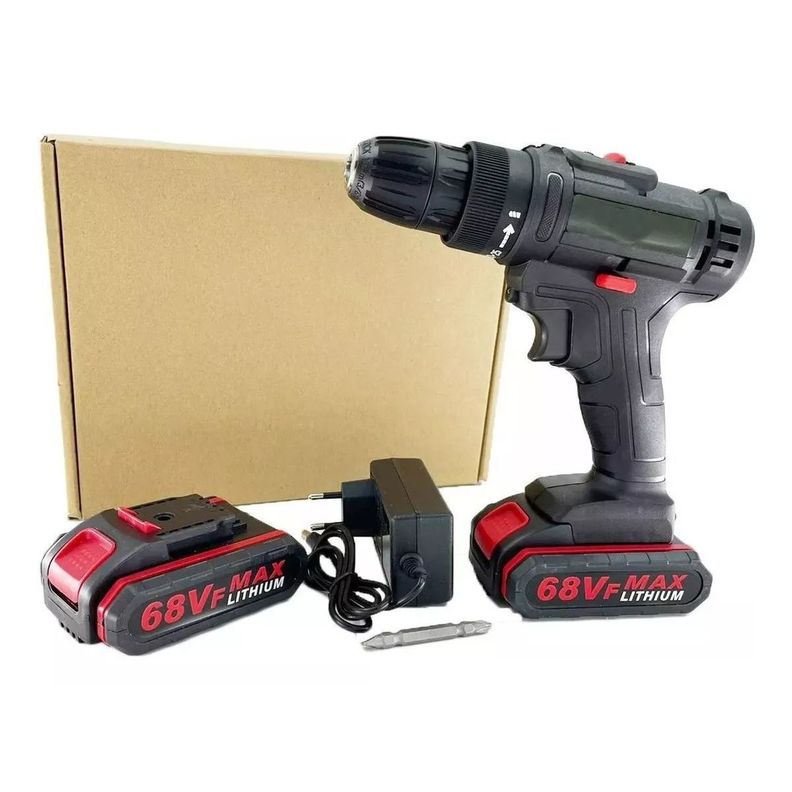 Taladro Atornillador Inalámbrico 2 Baterias 220v 50/60hz-0
