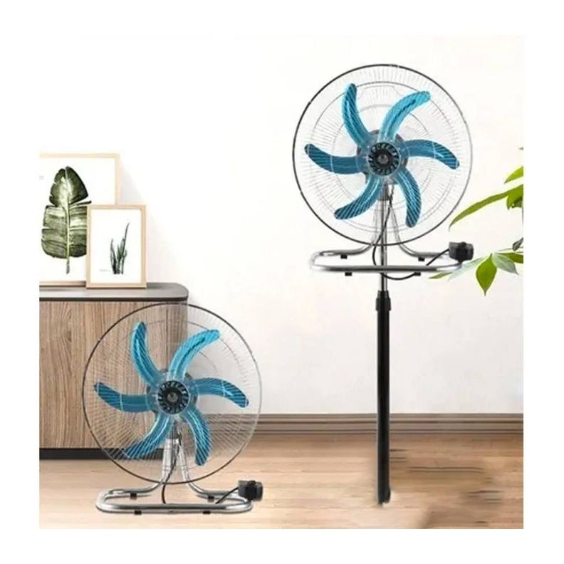Pack X2 Ventilador De Pie 5 Aspas Ajustable 180 Grados-3