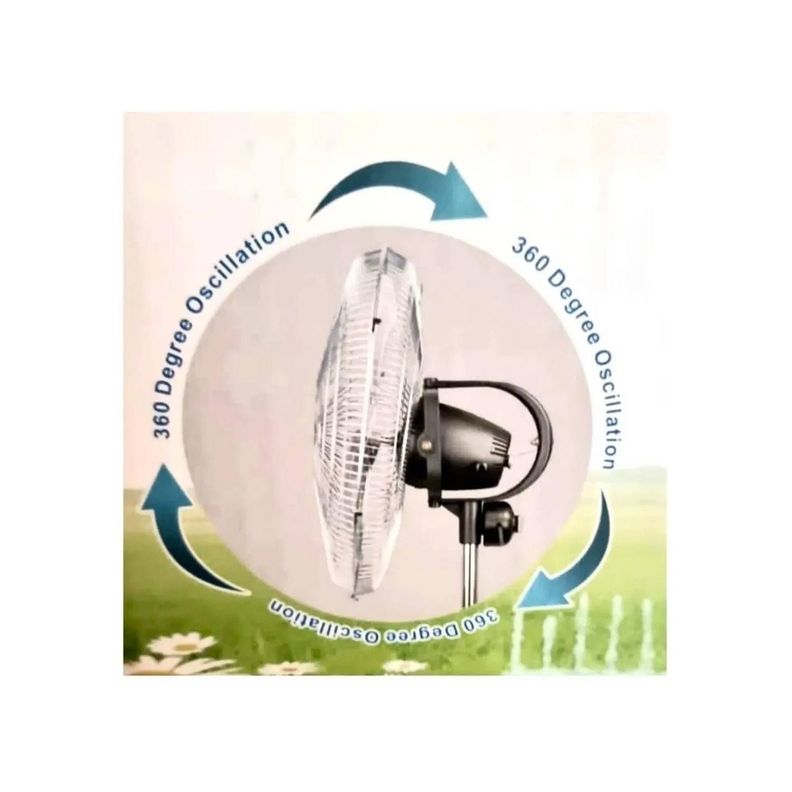 Pack X2 Ventilador De Pie 5 Aspas Ajustable 180 Grados-5