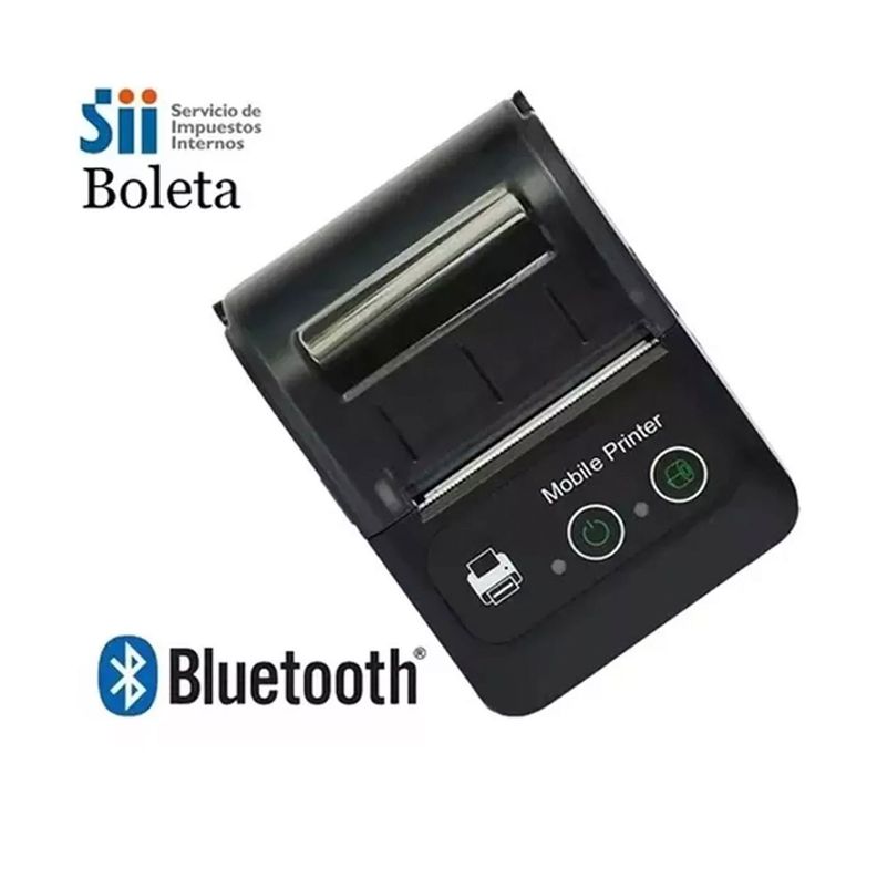 Mini Impresora Térmica Bluetooth Portátil 58mm.-1
