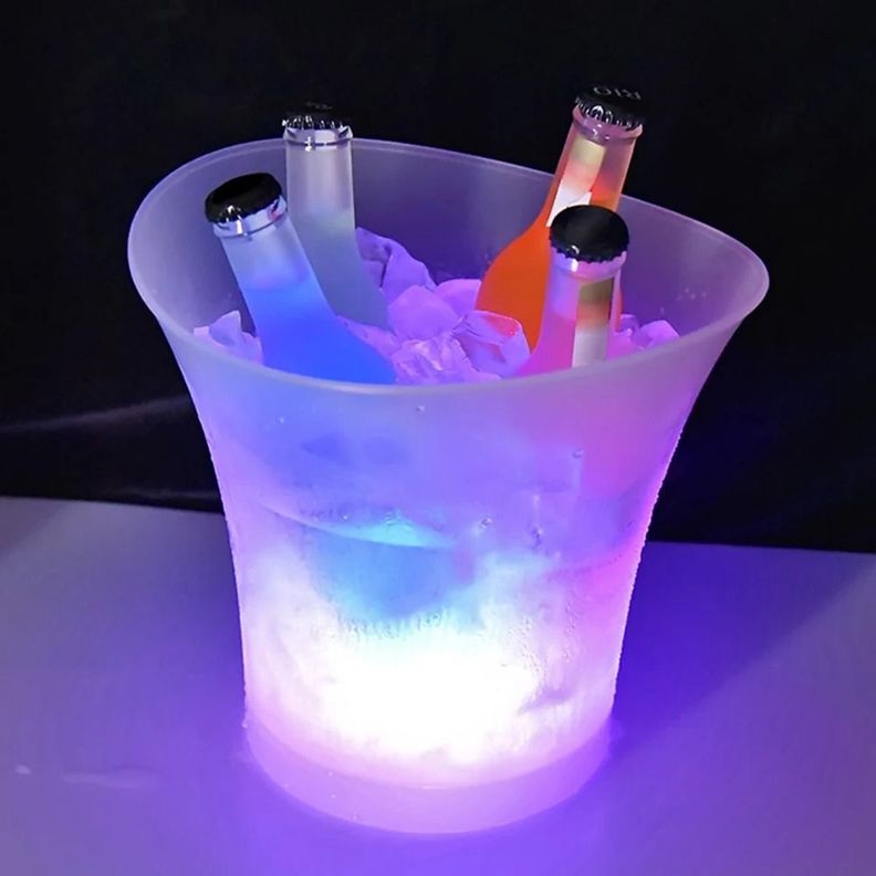 Cubeta Porta Botellas Con Luz Led-2