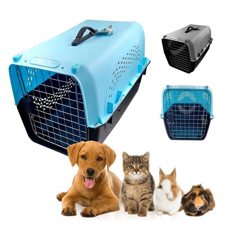 Caja Canil Transportadora Mascotas Con Ventilación Talla S-m-2