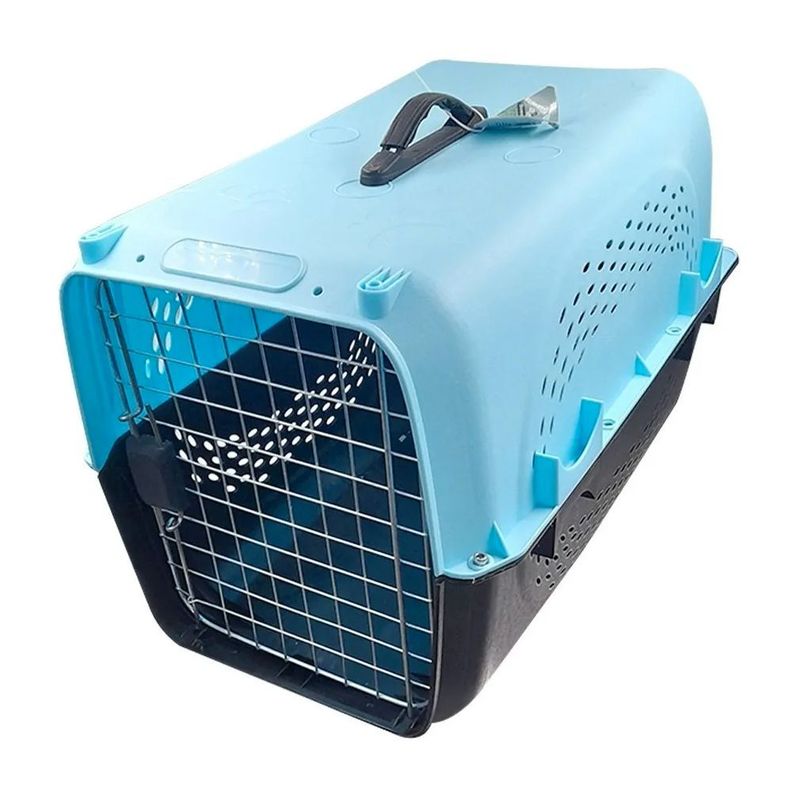 Caja Canil Transportadora Mascotas Con Ventilación Talla S-m-0