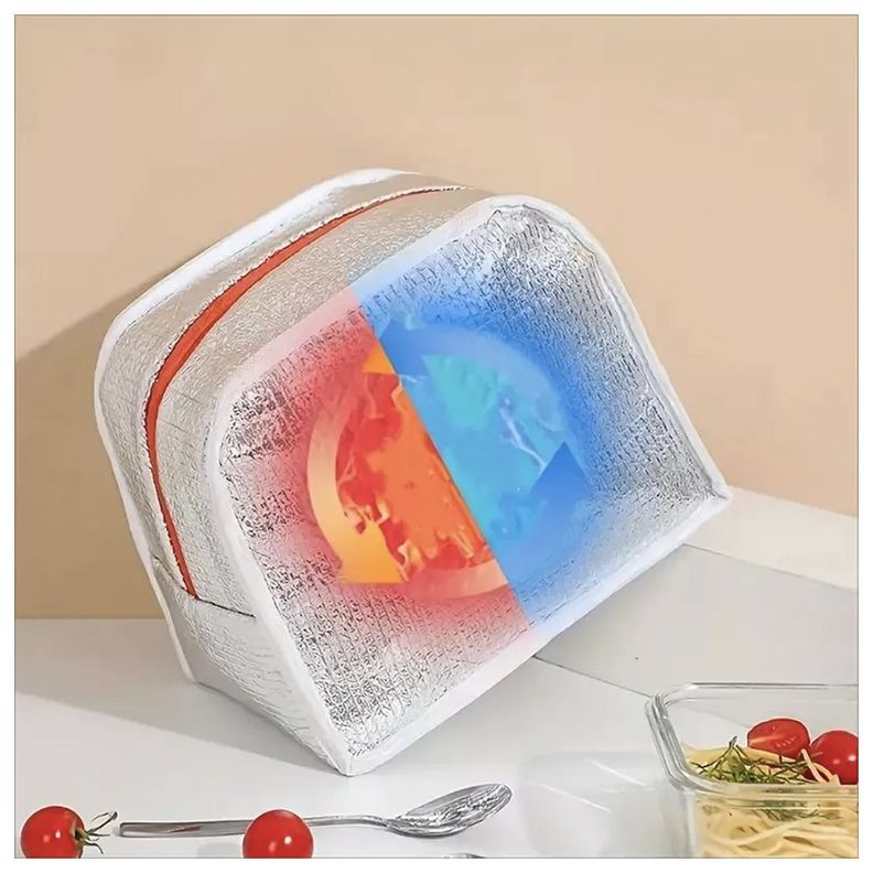 2 Bolso Termico Tipo Lonchera Con Efecto 3d Verde-5