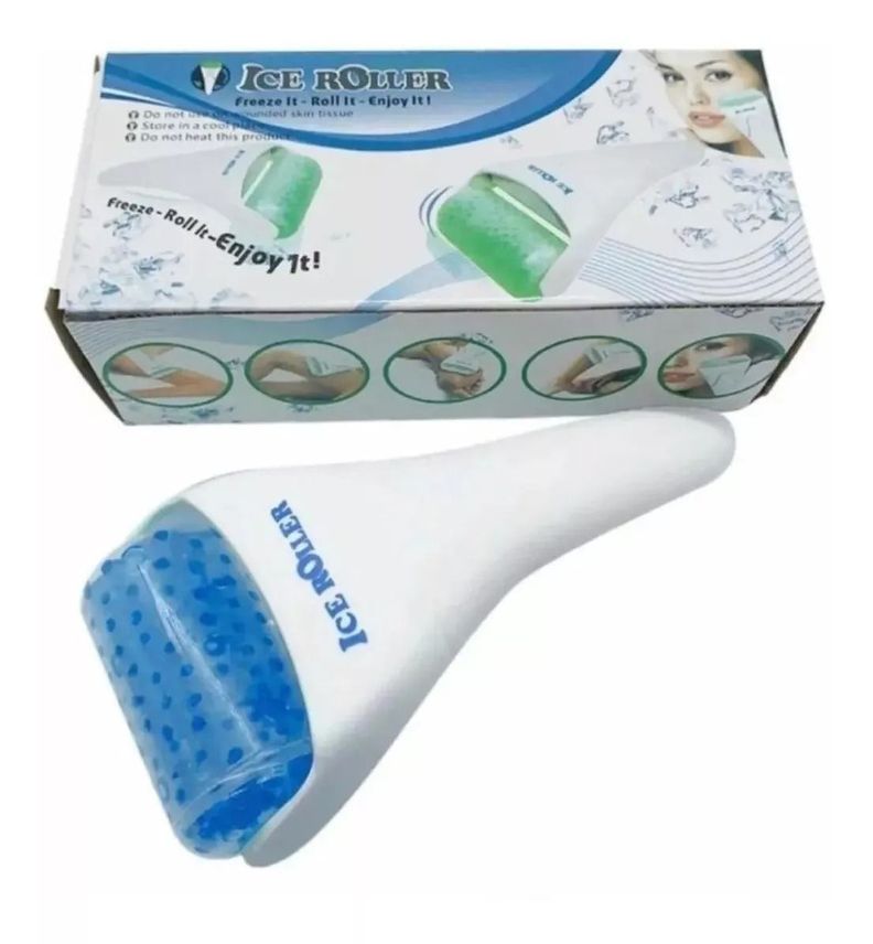 Rodillo Ice Roller Masaje Facial Gel Frío-0