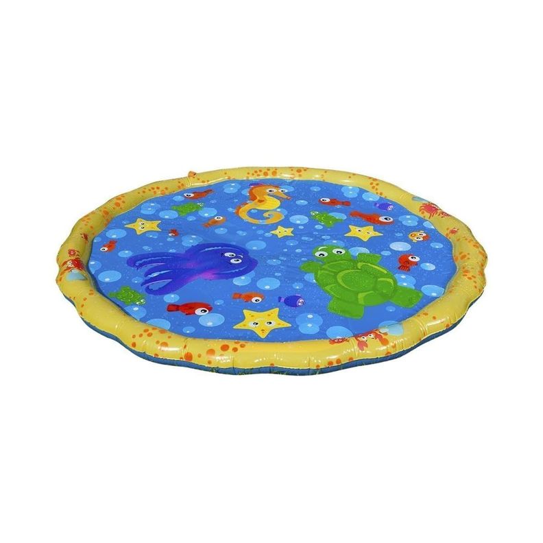 Alfombra Inflable Lanza Agua Con Rociador Piscina Niños-3