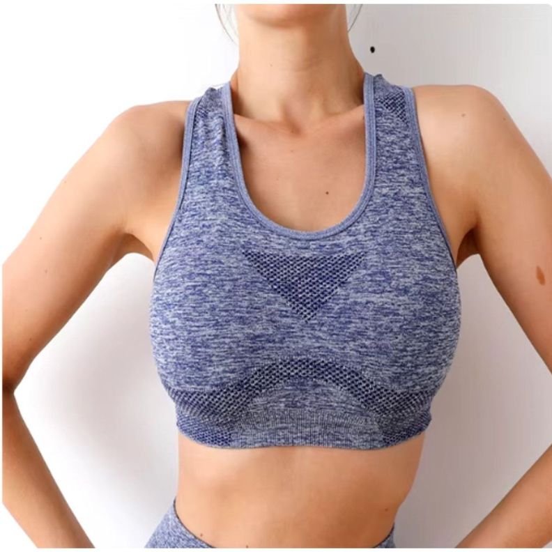 Conjunto Deportivo Mujer Gym Yoga Levanta Gluteos Azul-2