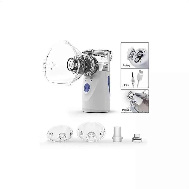 Nebulizador Portátil Adulto Y Niño Usb-3