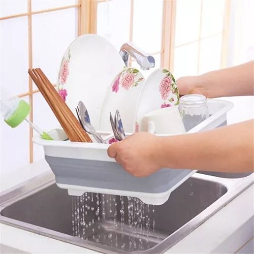 Escurridor Retráctil Para Platos, Cubiertos Y Tazas-1