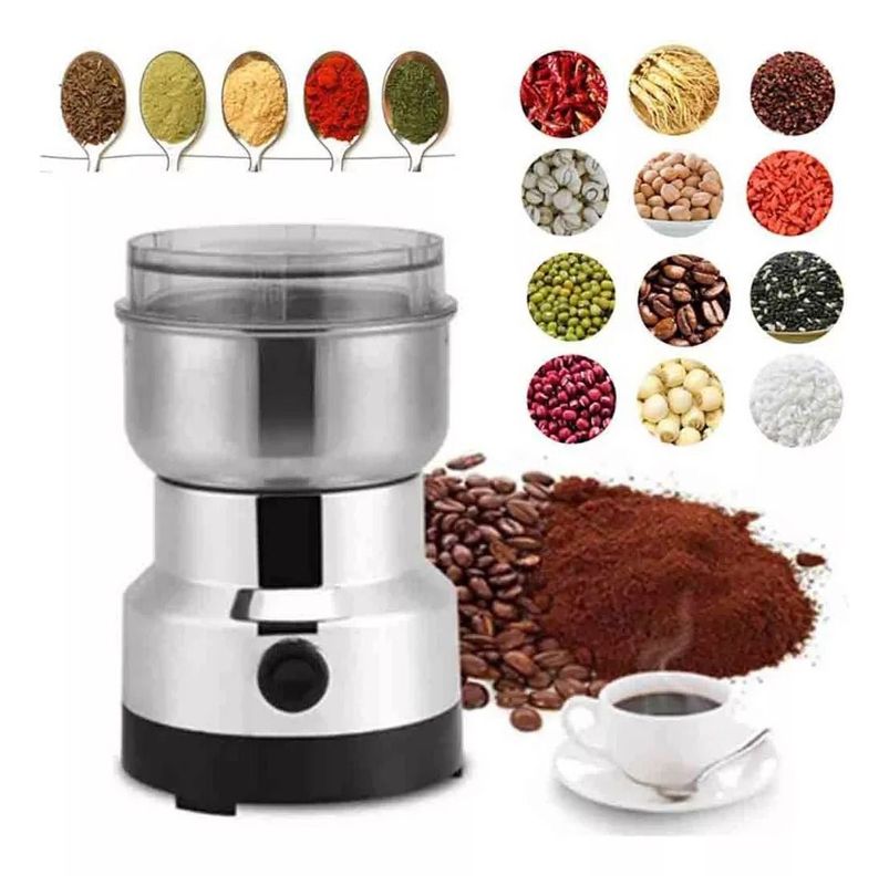 Cafetera Italiana Express 6 Tazas + Moledor Eléctrico Café-4