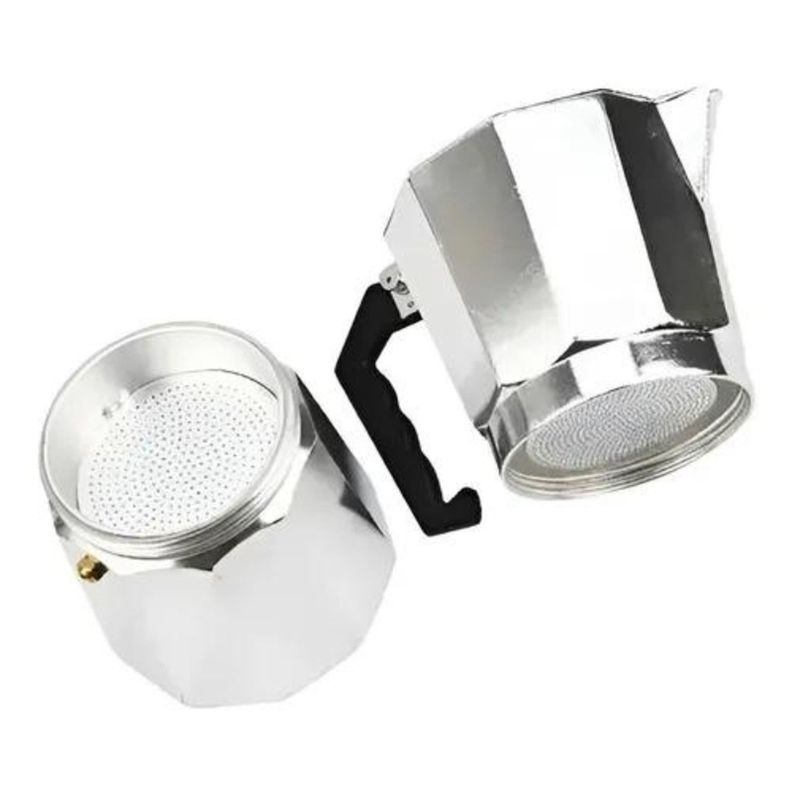 Cafetera Italiana Express 6 Tazas + Moledor Eléctrico Café-6