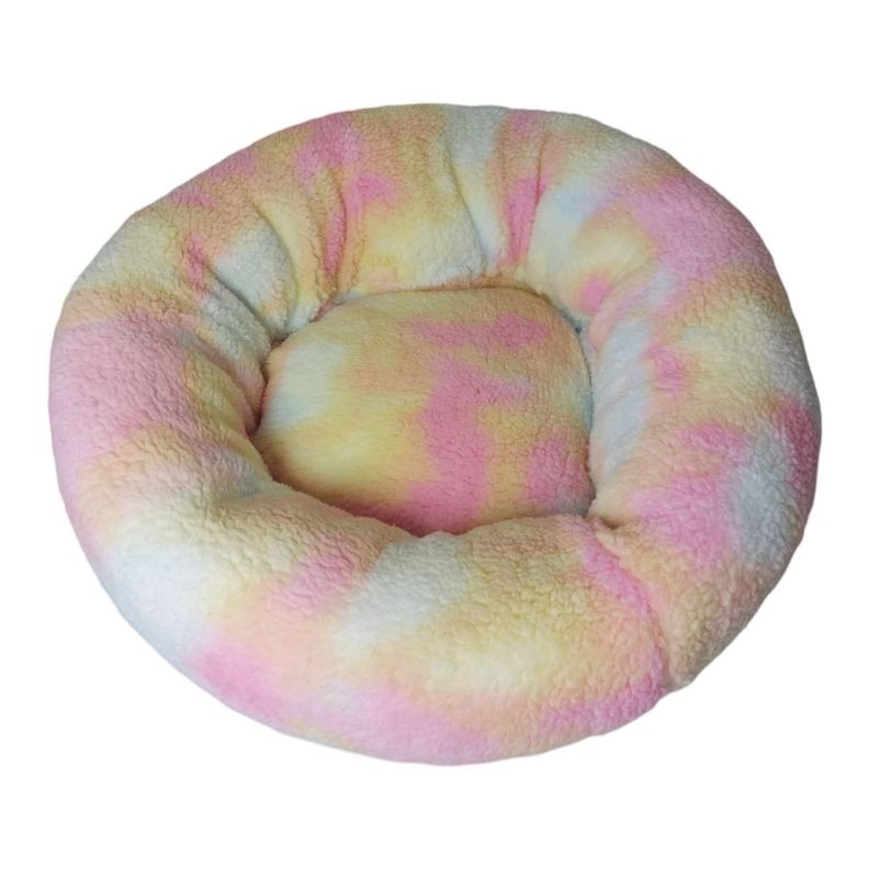Cama Antiestres Mascota De 50 Cms Ultasuave Rosa-0