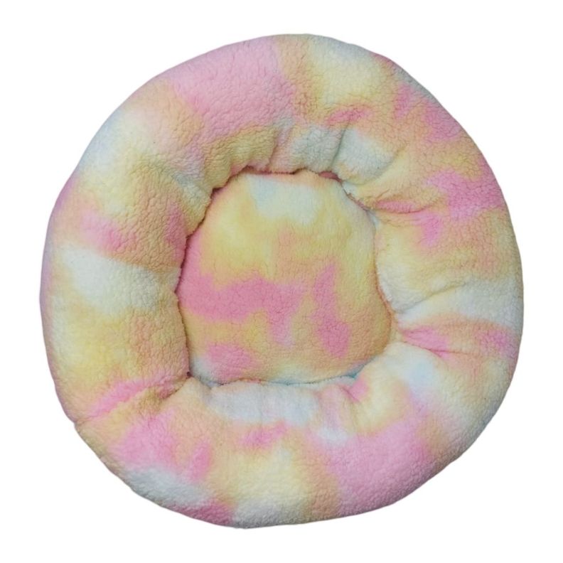 Cama Antiestres Mascota De 50 Cms Ultasuave Rosa-2
