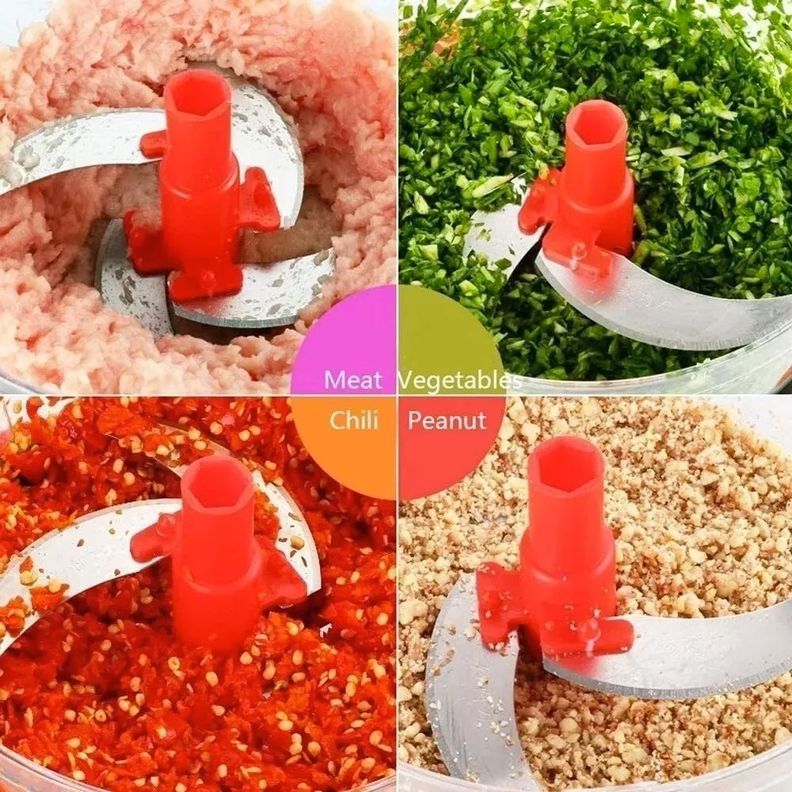 Picador Cortador De Verduras Y Frutas Procesador Triturador-3