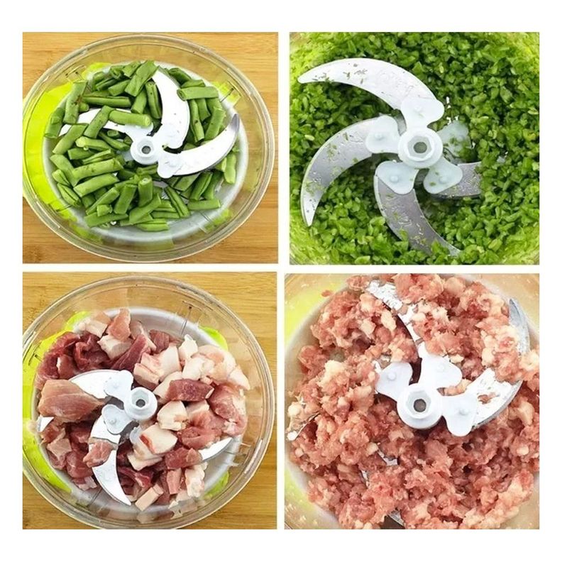 Picador Cortador De Verduras Y Frutas Procesador Triturador-2