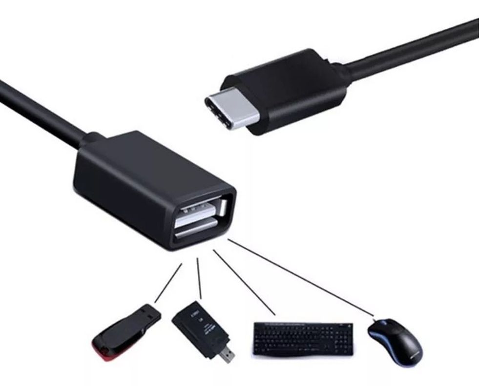 Cable Otg Micro Usb De Metal Para Pendrive Mouse Teclado-1