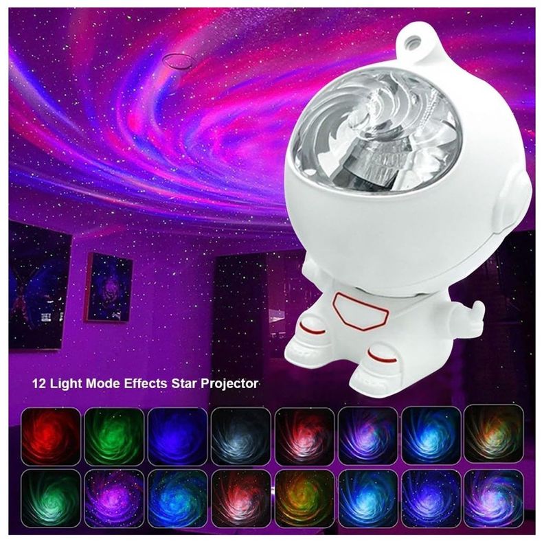 Mini Proyector Astronauta 20941 Galaxias Y Estrellas-7