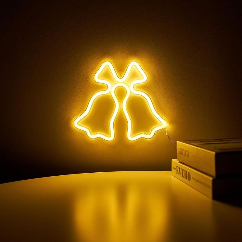 Campanas De Navidad Luz Neon 63 X 50 Cms Luces Neon-5