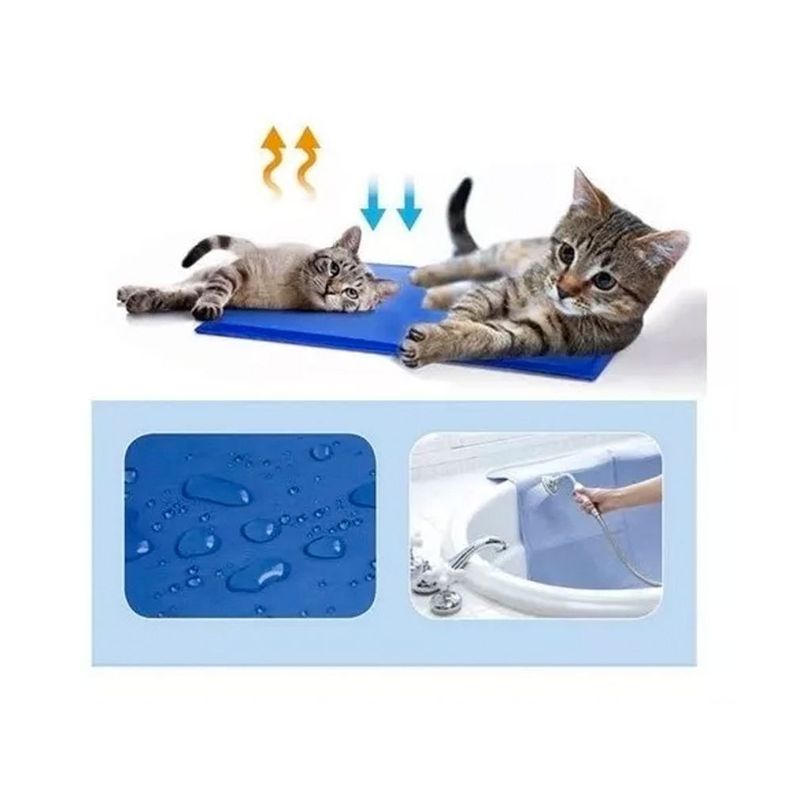 Manta Refrescante Alfombra Para Mascotas Refrigera 90 X 50-2