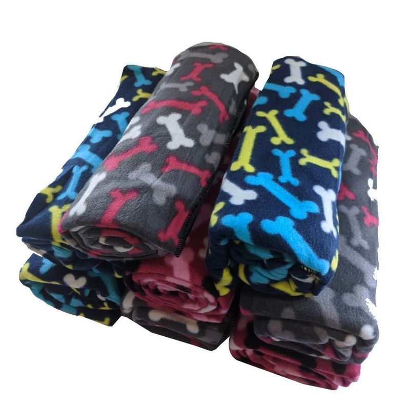 Manta De Polar Para Mascotas Perros Y Gatos 70 x 100-4