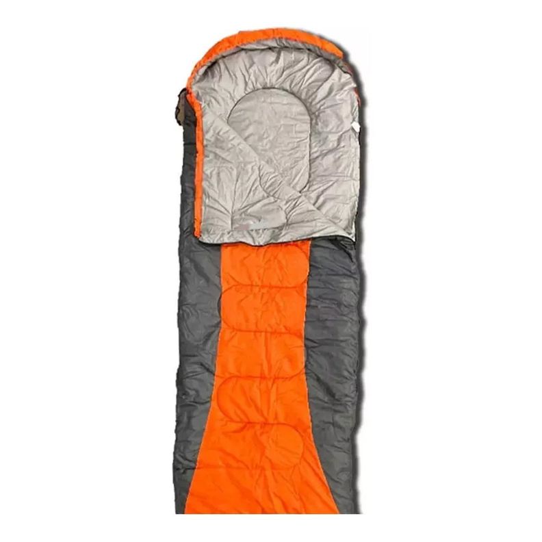 Saco De Dormir Camping -15 A + 10 Grados Naranja -2