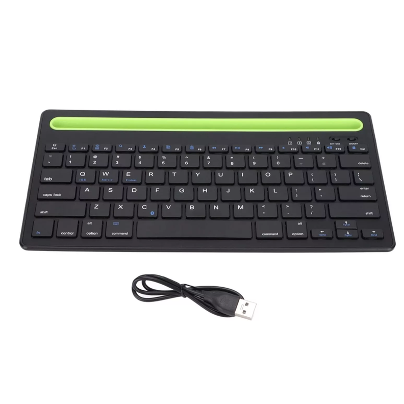Teclado Bt Recargable Inalámbrico Compatible Con iPad Tabled-3
