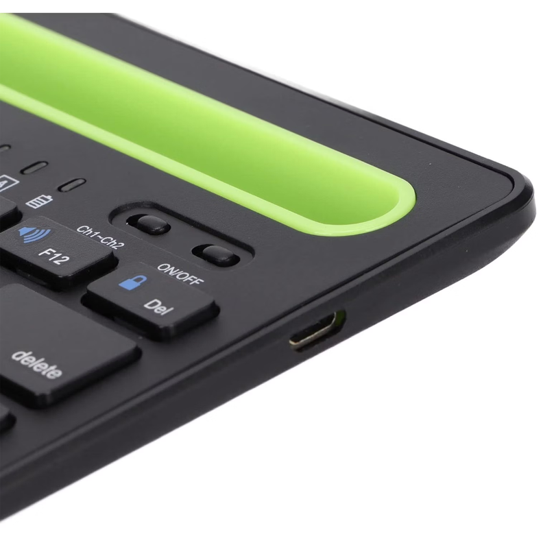 Teclado Bt Recargable Inalámbrico Compatible Con iPad Tabled-5