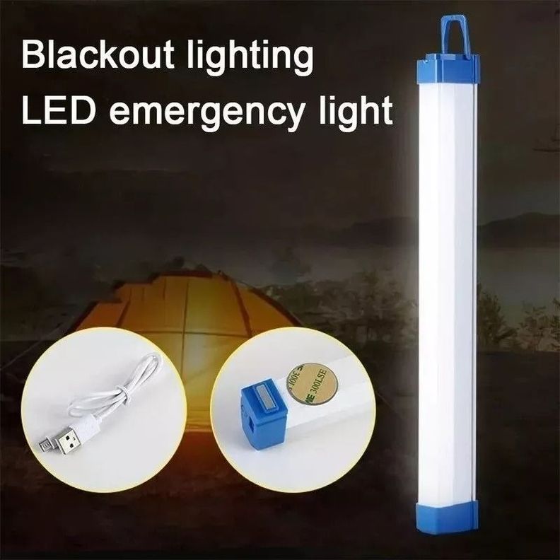 Lámpara Emergencia Barra Led Portátil Multiuso 52cm Closet-2