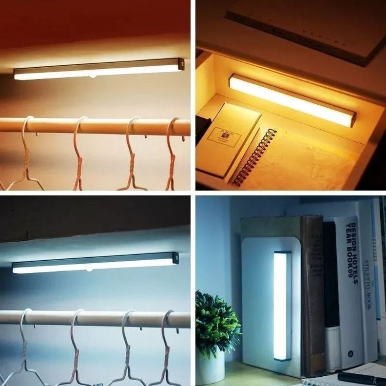 Lámpara Emergencia Barra Led Portátil Multiuso 52cm Closet-3