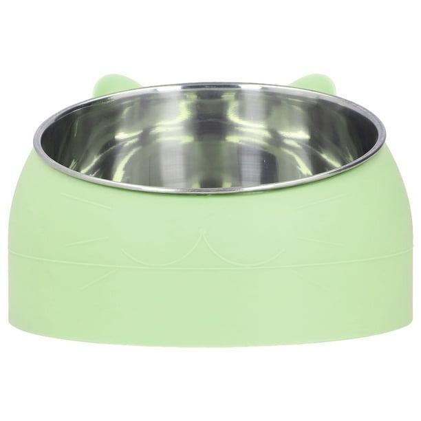 Cuenco Para Mascota Acero Inoxidable Cervical Para Gatos-1