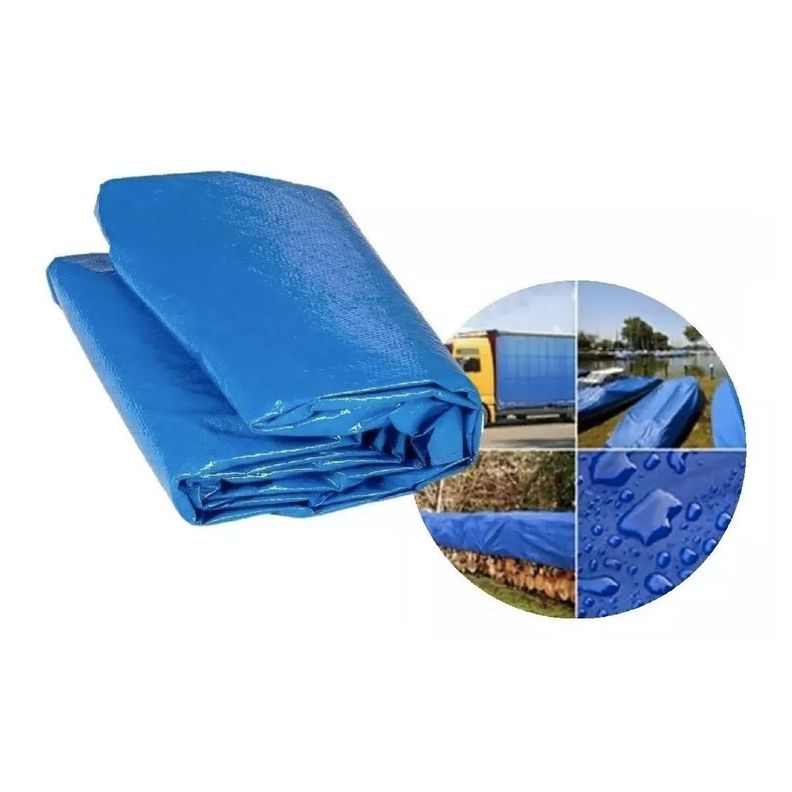 Lona Multiuso 3x4 Azul Ojetillos Mimbral-4