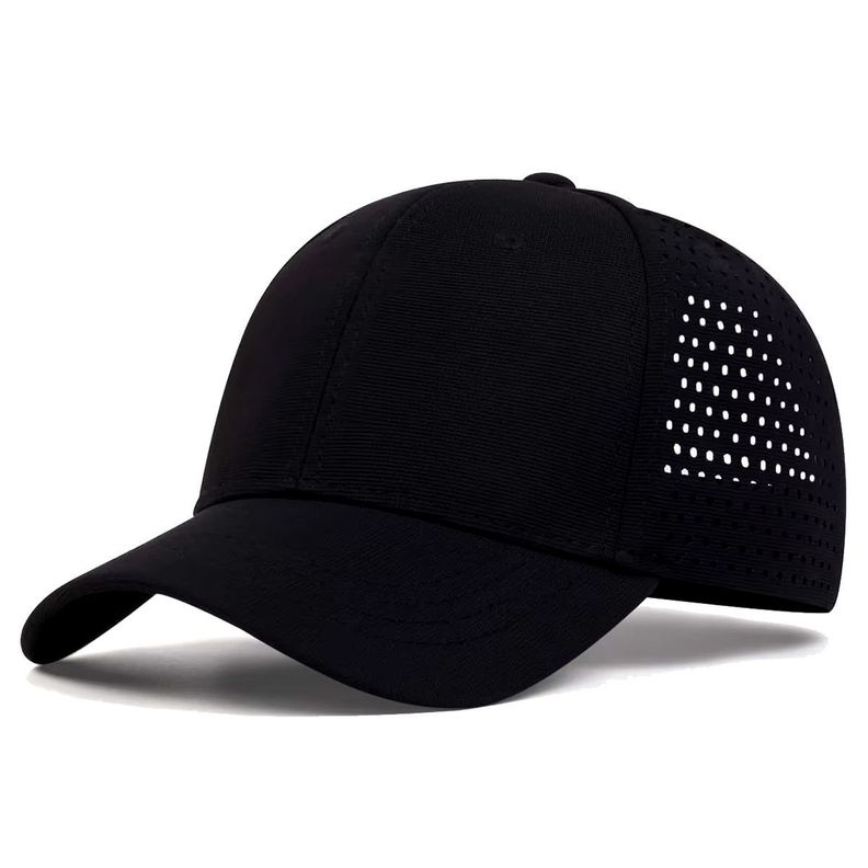 Gorras De Red De Béisbol Unisex Negro-0