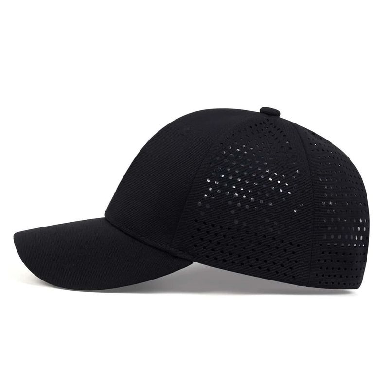 Gorras De Red De Béisbol Unisex Negro-1