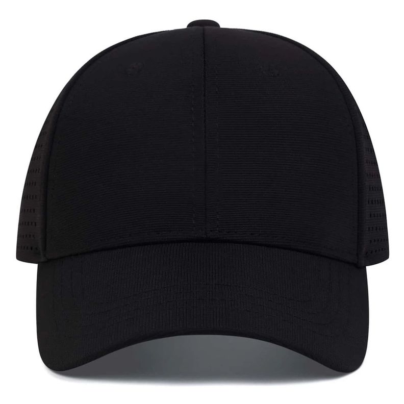 Gorras De Red De Béisbol Unisex Negro-2