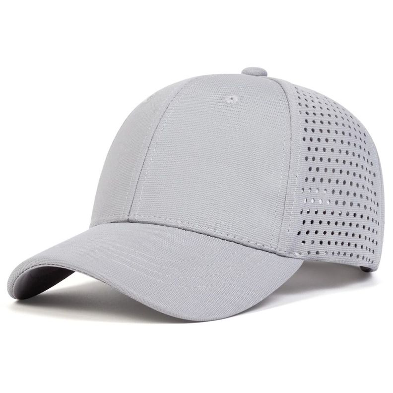 Gorras De Red De Béisbol Unisex Gris