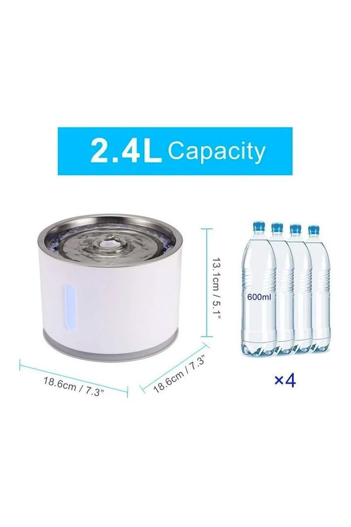 Fuente De Agua Bebedero Para Gatos Y Perro Eléctrica-5