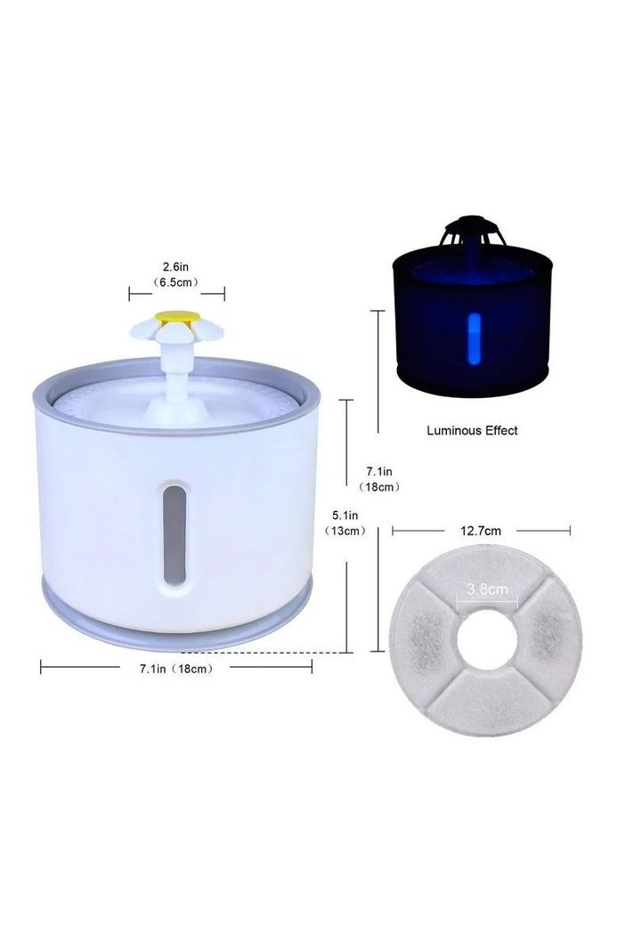Fuente De Agua Bebedero Para Gatos Y Perro Eléctrica-1