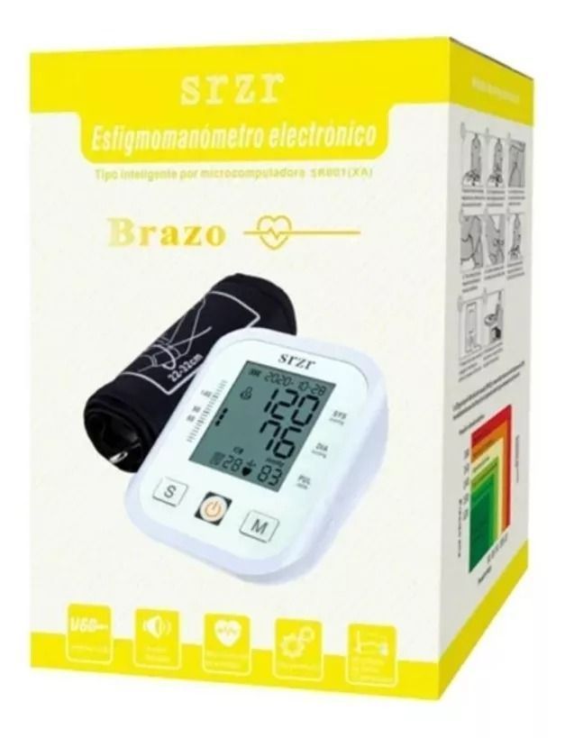 Tensiómetro Digital De Brazo Medidor Presion Arterial Pulso-3