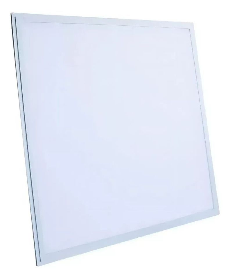 Pack10 Panel Led Embutido 60x60 48w Luz Fría Seri Oficina Color Blanco-0