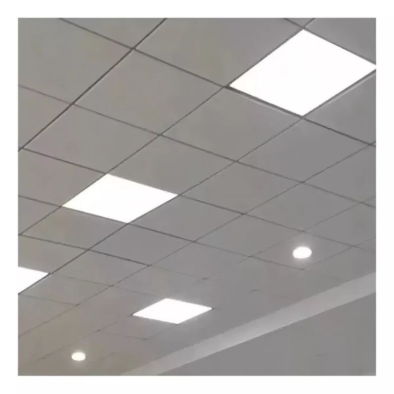 Pack10 Panel Led Embutido 60x60 48w Luz Fría Seri Oficina Color Blanco-1