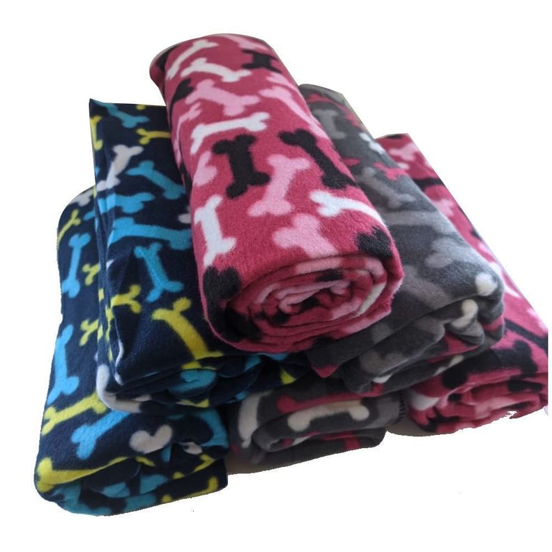 Manta De Polar Para Mascotas Perros Y Gatos 120 X 90 Cms-3