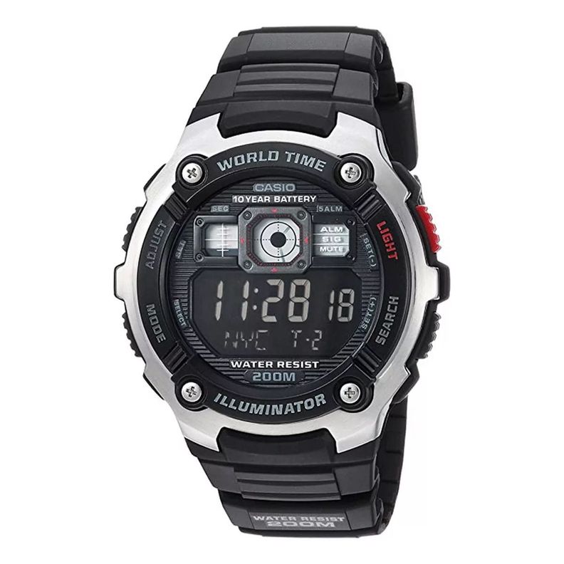 Reloj casio h digital resina ae-2000w-1bv-0