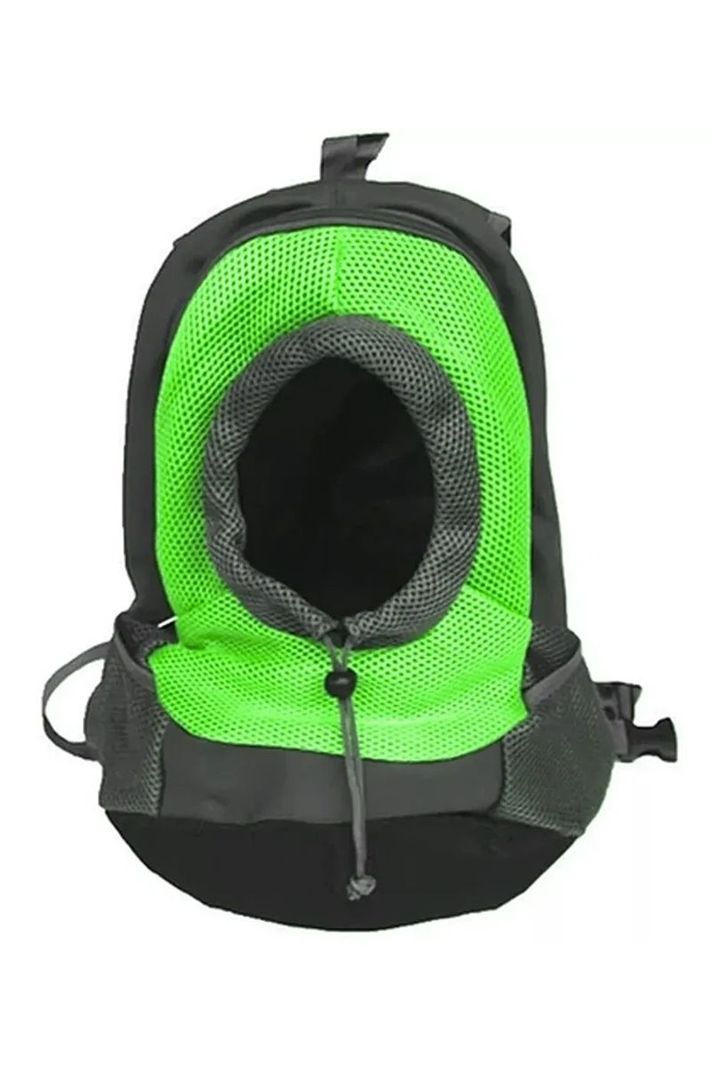 Mochila Transporte Mascotas Bolso Transpirable Verde-0