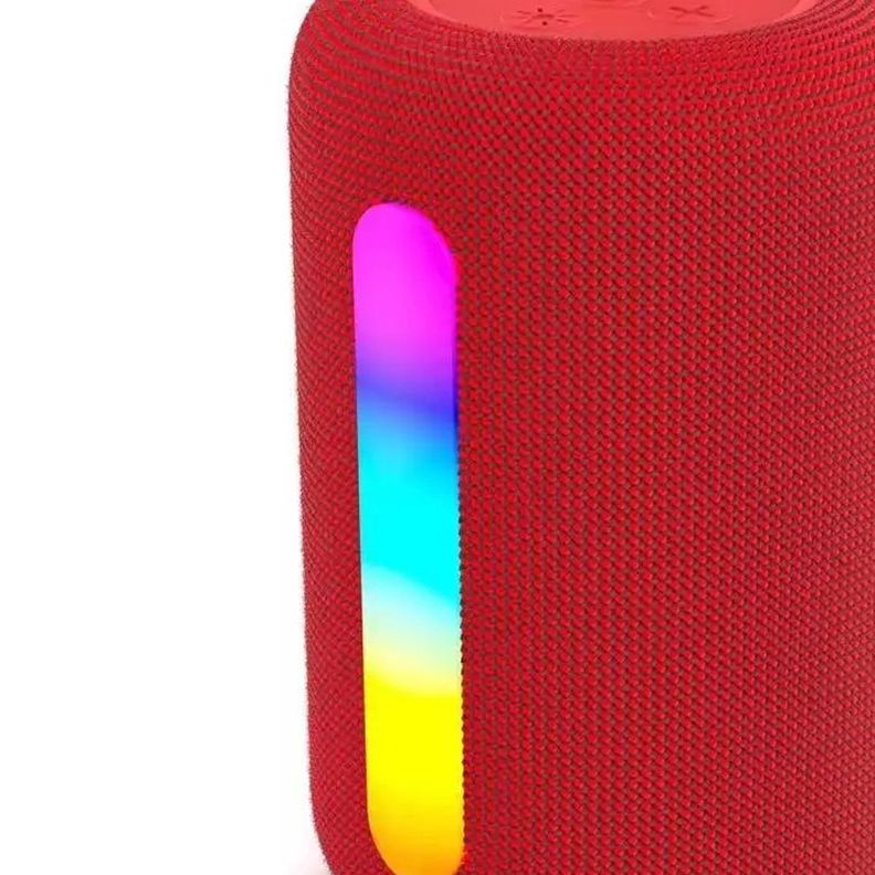 Parlante Altavoces Inalámbricos Altavoz Para Exteriores Rojo-2