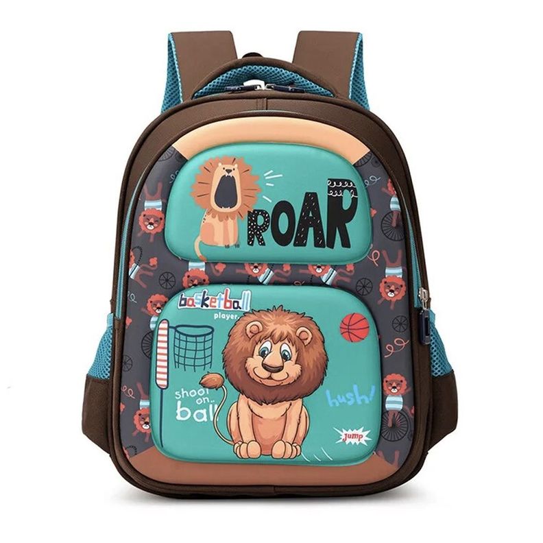 Mochila Infaltil 3 D Escolar Cafe-1