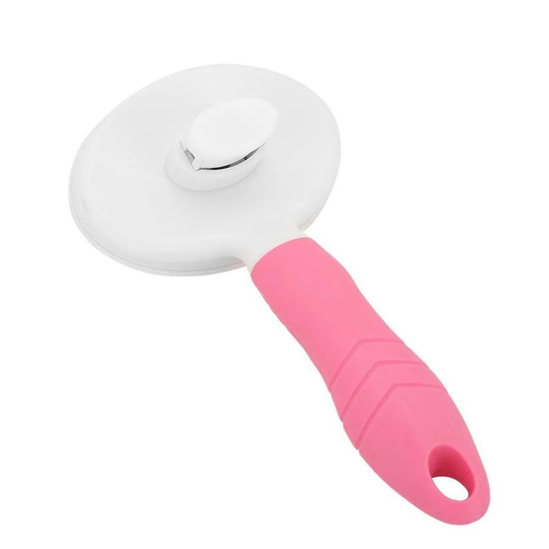 Cepillo Mascota Deslanador Pelo Limpio Rosa-1