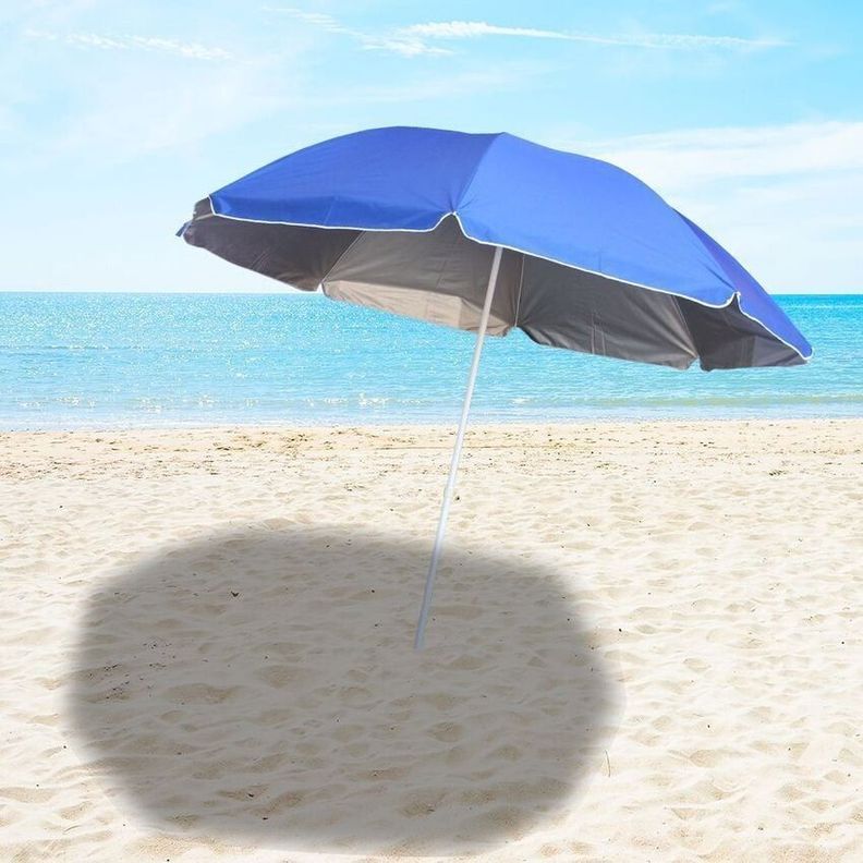 Quitasol Playero Verano 150 Cm azul-3