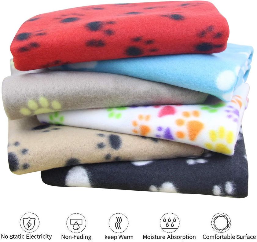 Manta Mascotas De Polar De 90x120 Cm Para Perros-5