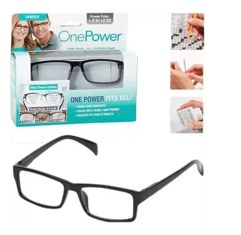 Lente De Lectura Multifocal One Power Rango 0.5 A 2-50-0